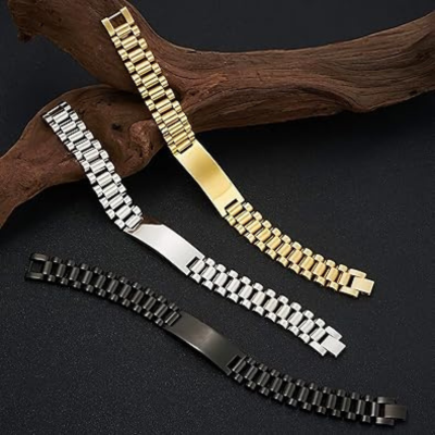 Custom Name Stainless Steel Strap