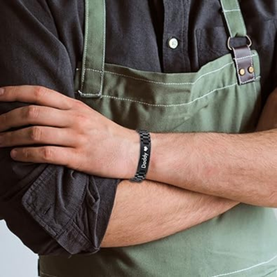 Custom Name Stainless Steel Strap