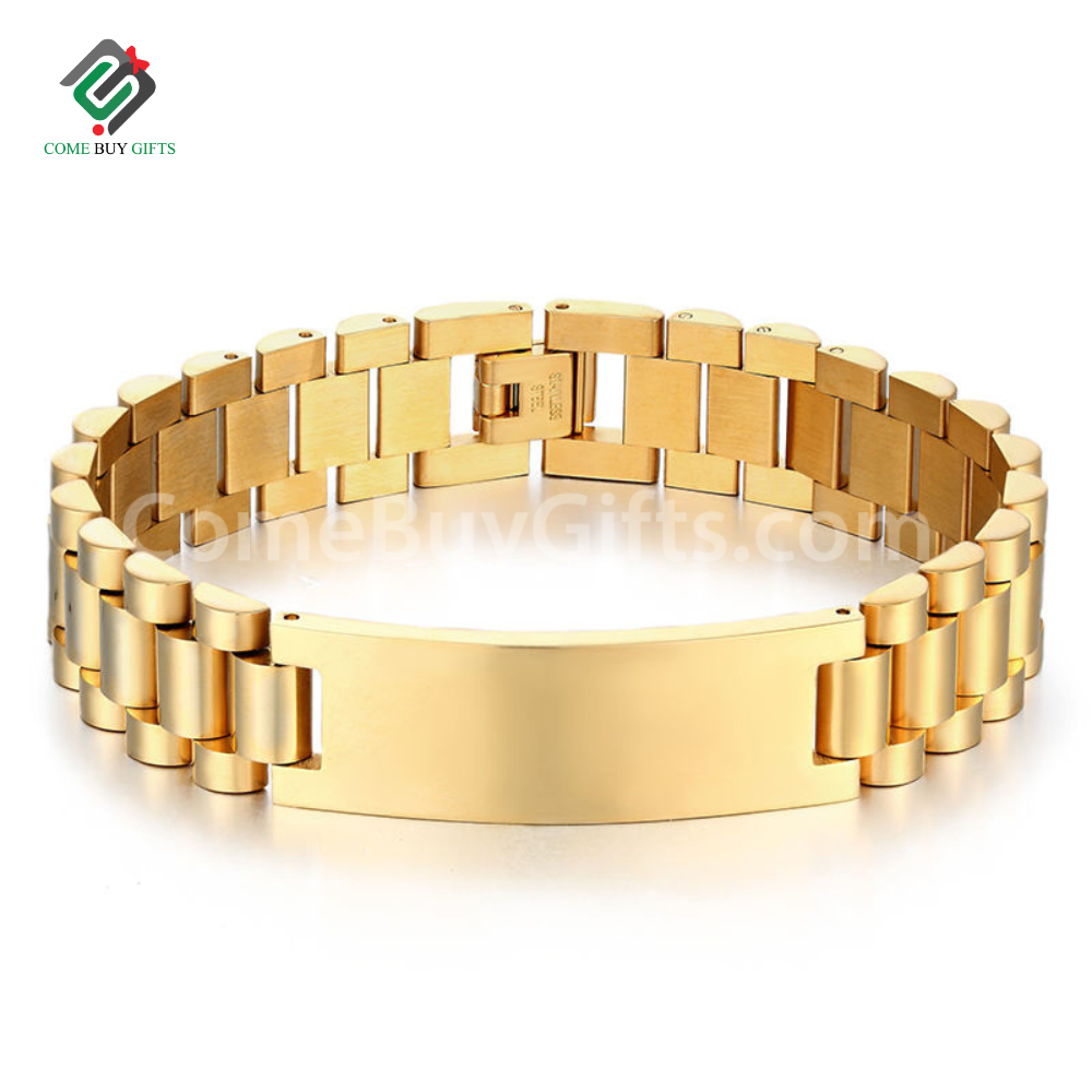 Custom Name Fashionable Stainless Steel Strap