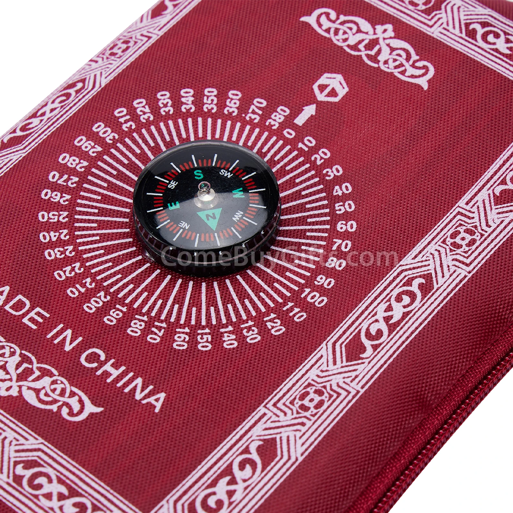 Travelling Prayer mat with Compass/ Pocket Janamaz