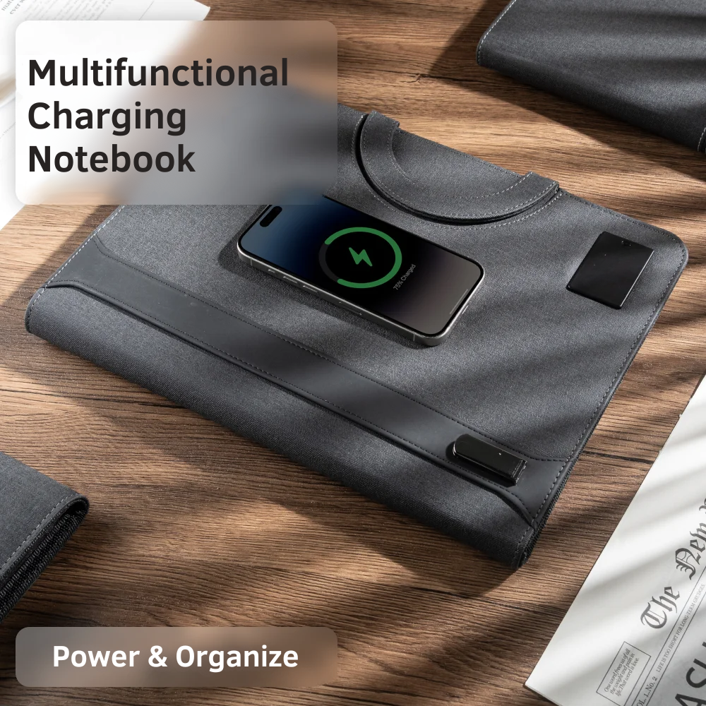 Custom Luxury Business Folder PU Leather