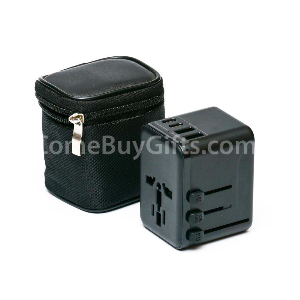 Universal Adaptor with Super Fast Charger, 2Type-C and 2 USB-A