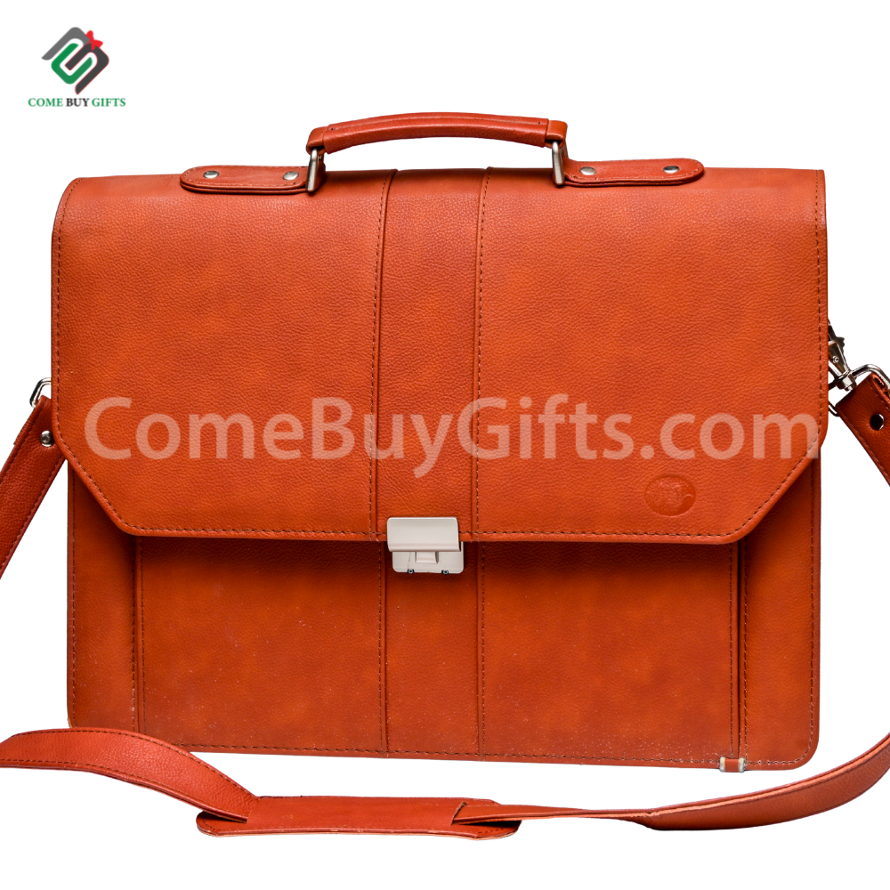 Premium Full-Grain Leather Organiser Bag