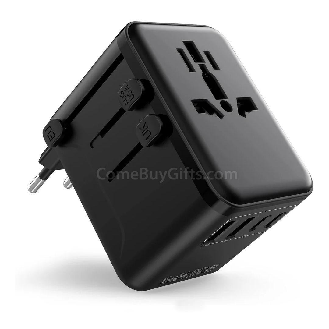 Universal Adaptor with Super Fast Charger, 2Type-C and 2 USB-A