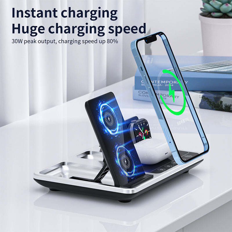 3 in One 15W Fast Wireless Charging.
