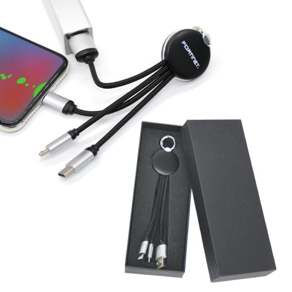 Light-Up Logo 3-in-1 Charging Cab