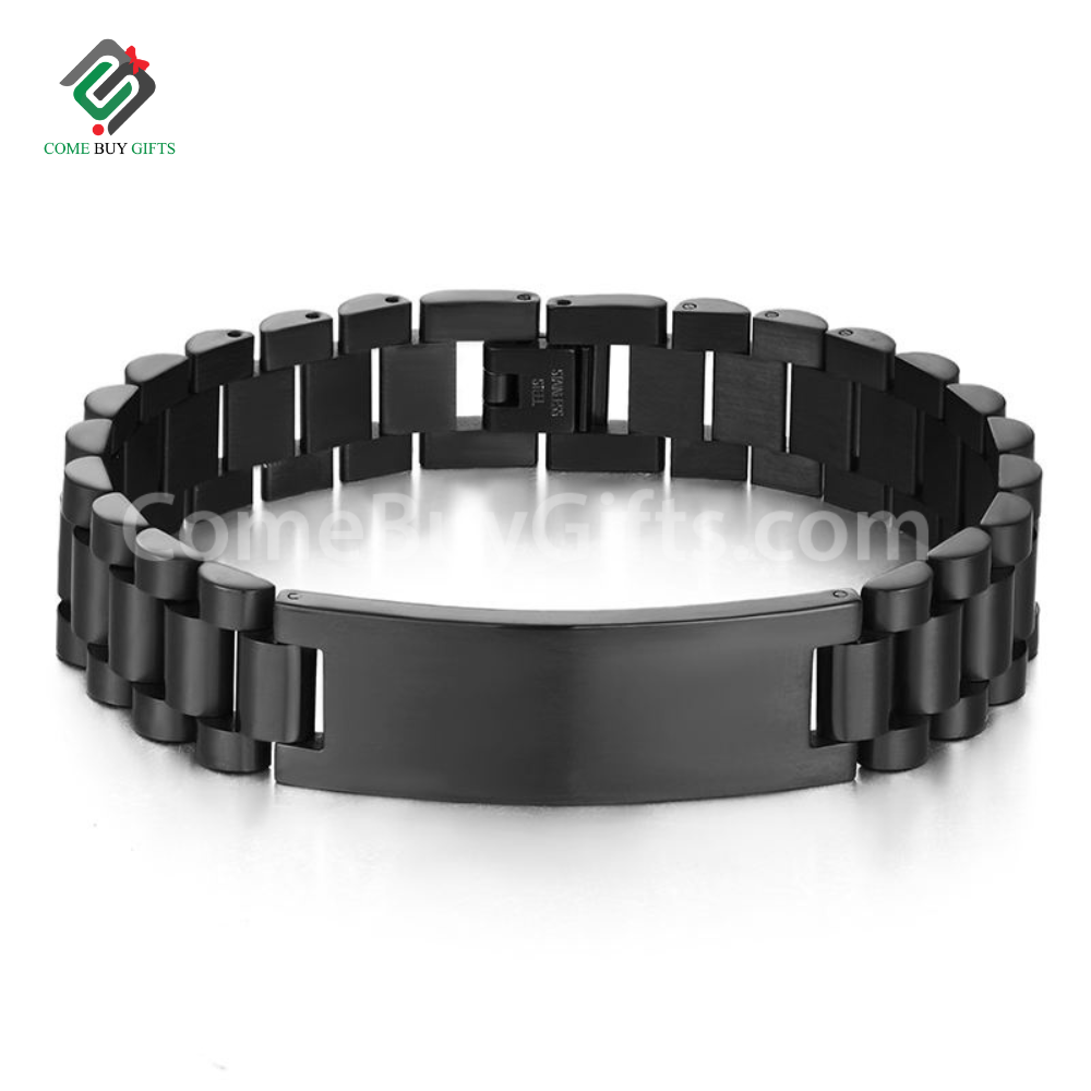 Custom Name Fashionable Stainless Steel Strap