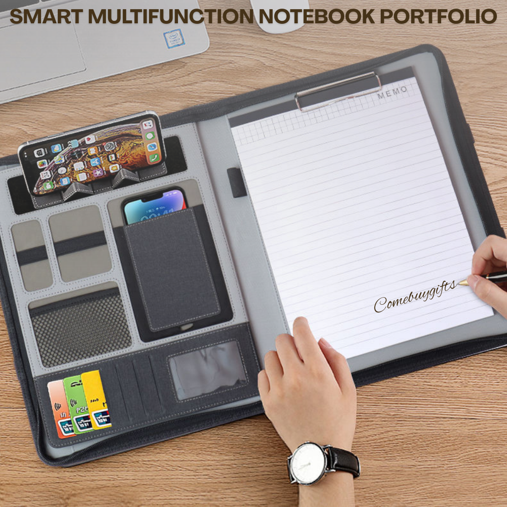 Custom Luxury Business Folder PU Leather