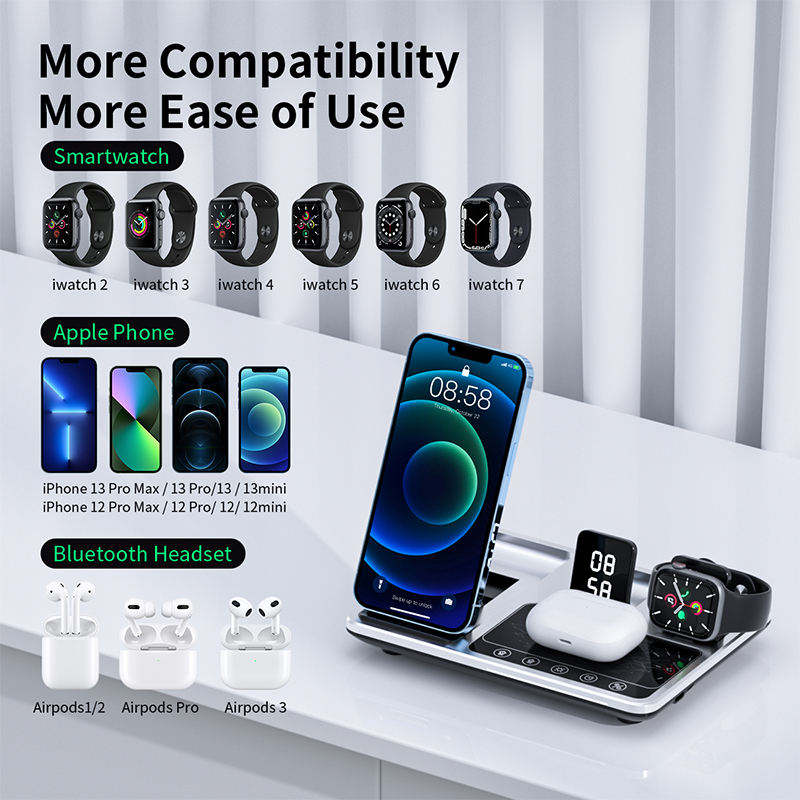 3 in One 15W Fast Wireless Charging.