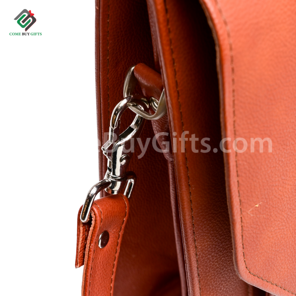 Premium Full-Grain Leather Organiser Bag